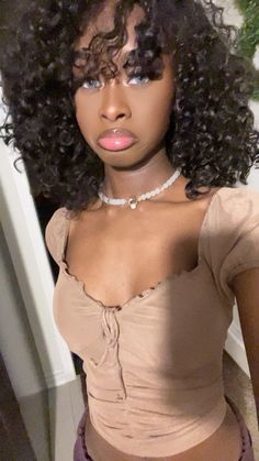 black girl, blue eyes, ttdeye contacts, curls, hd green-grey. pouty face Blue Contacts On Black Women, Grey Contacts On Black Women, Gray Contacts On Black Women, Grey Eyes Aesthetic, Girl Pdp, Highschool Dream