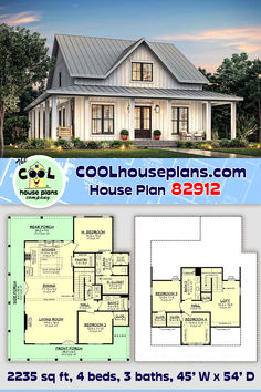 the floor plan for this house is very large and has 3 beds, 5 bathrooms, 4