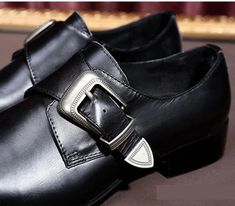 Invest in your style with these men's Oxford shoes. Crafted from high-quality genuine leather, they guarantee both style and durability. Designed to effortlessly elevate your daily attire, they boast a sturdy rubber outsole and comfortable insole. The pointed-toe shape adds a touch of sophistication to your look, making them ideal for business occasions. Don't miss out on these essential additions to your wardrobe!SpecificationsUpper-Genuine Leather Type: Cow LeatherUpper Material: Genuine LeatherToe Shape: Pointed ToeSpecial 3: mans dress shoesSpecial 2: man shoesShoes Type: OxfordsSeason: Spring/AutumnPattern Type: SolidOutsole Material: RubberOrigin: Mainland ChinaOccasion: Office & CareerModel Number: NT070Lining Material: Synthetic LeatherLeather Style: Soft LeatherInsole Material: Ru Black Snip Toe Dress Shoes For Office, Black Snip Toe Leather Shoes For Business, Black Monk Strap Shoes For Formal Fall Events, Black Monk Strap Shoes For Formal Occasions In Fall, Black Formal Monk Strap Shoes For Fall, Black Leather Shoes For Semi-formal Fall Occasions, Fall Business Monk Strap Shoes With Pointed Toe, Black Snip Toe Leather Shoes For Office, Formal Leather Shoes With Buckle Closure For Fall