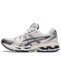 (WMNS) ASICS Gel Kayano 14 'White Midnight' 1202A056-109 Fragrance Storage, Sustainable Accessories, Asics Gel Kayano, Gel Kayano, Sustainable Clothing Brands, Casual Flat Shoes, Asics Women, Casual Flats, Asics Gel