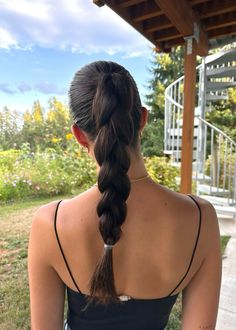 Cute Hairstyles Simple, Slick Back Braided Ponytail, Hairstyles Minimalist, School Hair Ideas, Slick Back Ponytail, Back Ponytail, Slicked Back Ponytail, Slick Back, Work Hairstyles