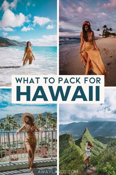 the cover of what to pack for hawaii