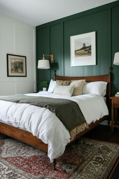 Gray Room Ideas, Young Mans Bedroom, Color In Interior Design, Honeymoon Cottage, Dark Bedrooms, Dark Green Rooms, Goals 2024, Moody Bedroom Ideas, Moody Style