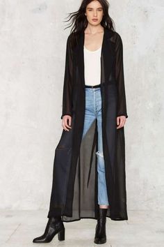 Outrageous Fashion, Geometric Sleeve, Coats Black, Shop Boots, Maxi Coat, Back In Stock, Comfy Outfits