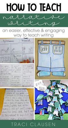 an easy way to teach how to teach writing with pictures and words on it, including letters