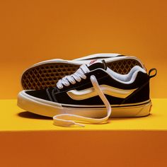 Vans Knu Skool Skate Shoe - Black / True White | Journeys Vans Knu Skool Fits, Urban Vans Lace-up Skate Shoes, Vans Old Skool Black And White, Glow Outfits, Vans Slip-on Skate Shoes For Streetwear, Black Vans Sneakers For Skateboarding, Vans Skate Shoes, 2023 Wishlist, Vans Girl