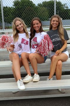 BEST SELLER! Gear up for gameday in our favorite Alabama tee! The soft wash and exclusive design make this tee an absolute must-have for cheering on the Alabama Crimson Tide this season! Alabama Vintage Pennant T-shirt Officially licensed Designed by Scarlet & Gold TTS; our model is wearing a small Standard crewneck tee Bella + Canvas brand tee Alabama gameday tee Usa Theme Football Game Tutu, Alabama Grandma Shirt, Alabama Tshirt Vinyl, Alabama Gameday Outfit, Tailgate Outfits, Tailgate Outfit, Alabama Crimson, Alabama Crimson Tide, Crimson Tide