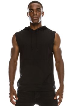 PRICES MAY VARY. [Design] Kangaroo Pocket, Drawstring Hood [Style] Straight Hem Sleeveless Hoodie [Size] check sizechart in the product description for size measurement especially for big sizes Made in USA Soft Lightweight Sleeveless Hoodie Hoodie Pocket, Tops Men, Hoodie Fabric, Sleeveless Hoodie, Muscle Tank Tops, Online Mens Clothing, Sleeveless Tshirt, Drawstring Hoodie, Mens Activewear