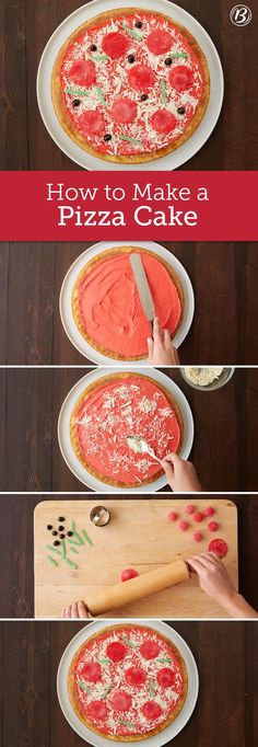 how to make a pizza cake