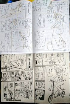 自分用にお絵かきの講座集 Making Manga, Storyboard Examples, Comic Template, Materi Bahasa Jepang, Manga Tutorial, Manga Drawing Tutorials