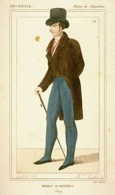 1800s Men, 1800s Mens Fashion, Portrait Men, Decades Of Fashion, Regency Era Fashion, Legion Of Honor, 1900s Fashion, Mid Century Fashion, 1800s Fashion