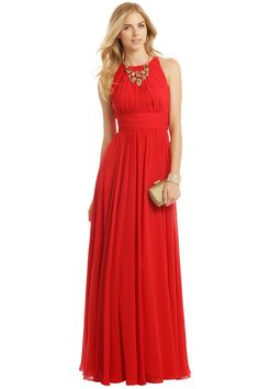 Ruby Red Gala Gown by Badgley Mischka for $70 | Rent The Runway Hipster Cafe, Dress Nigth, Gala Gowns, Gala Gown, Evening Dress Floor Length, Long Red Dress, Red Bridesmaid Dresses, Long Bridesmaid Dress, Maxi Dress Wedding