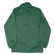 Item is in good used condition. >Size: S >Armpit To Armpit: 21" >Armpit To Cuff: 19" >Collar To Hem: 28" Green Sporty Sport Coat, Green Moisture-wicking Windbreaker For Streetwear, Green Long Sleeve Windbreaker For Sports, Nylon Long Sleeve Windbreaker For Sports Events, Nylon Track Jacket For Sports With Long Sleeves, Nylon Long Sleeve Track Jacket For Sports Events, Nylon Track Jacket For Sports Events, Long Sleeve Nylon Windbreaker For Sports Events, Green Moisture-wicking Outerwear For Streetwear