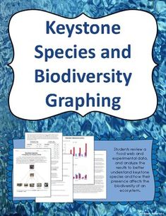 a book cover with blue water and white text that reads, keytone species and biodiversity graphing