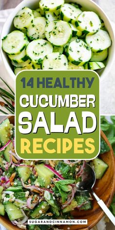 Elevate your side dishes with the Best Cucumber Salad Recipes! 🥗🥒 These vibrant and healthy salads are a great addition to any meal. From tangy to sweet, there’s a recipe for everyone. Be sure to save this pin for delicious ideas all summer long! Raw Cucumber Salad, Different Ways To Eat Cucumbers, Easy Cucumber Salad Recipes, Seedless Cucumber Recipes, Cucumber Salad Ideas, Cucumber Salad Healthy, Best Cucumber Salad, Simple Cucumber Salad, Cucumber Recipes Healthy