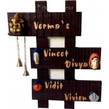 a wooden sign that says verana's, vicet divya and vivien