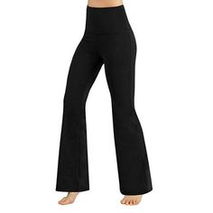 Women's Yoga Pants High Waisted Workout Leggings We can guarantee that the overall style displayed in the photography is accurate, however there may be differences in how the style appears during wear. This depends on other physical variables, e.g. body size, body shape, limb proportion, height, etc. Description: Special design It is made of materials, durable for your daily wearing! This is a great gift for your lovers or yourself. Season:Spring,Summer, Gender:Women Style:Casual Material:Polyes Bootleg Pants, High Waisted Leggings Workout, Wide Leg Yoga Pants, Solid Color Pants, High Waist Yoga Pants, Flare Leggings, Plus Size Jeans, Outfit Casual, Yoga Women