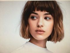 Short Hairstyles Bangs, Bob Fringe, Cute Short Hairstyles, Hairstyles Bangs, Haircut And Color, Cute Hairstyles For Short Hair, Good Hair Day