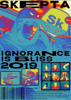 the back cover of skepta's upcoming album, ignorance is bliss 2010