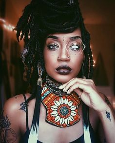 "♕ AFRODESIAC ETHNIC WOMEN OF CULTURE WORLDWIDE ♕ Writer Humor, Picture Prompts, Poetry Art, Halloween Face Makeup, Discover Yourself, Express Yourself, Statement Necklace, Career