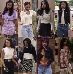 Melanin Outfits, Ashley Banks Outfits, Black 90s Fashion, Fran Fine Outfits, Ashley Banks, Looks Hip Hop, 90’s Outfits, Tv Fashion