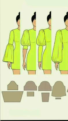 the instructions for how to make an origami woman's dress