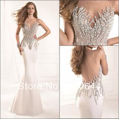 Tarik Ediz Dresses, White Prom, Stylish Wedding Dresses, Tarik Ediz, Designer Evening Gowns, White Prom Dress, Sequin Prom Dresses, Long Evening Gowns, Mermaid Evening Dresses