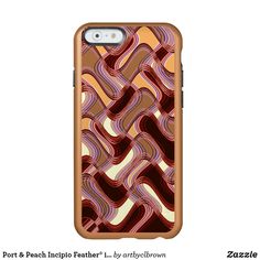 an iphone case with black and white lines on it, which is also designed to look like