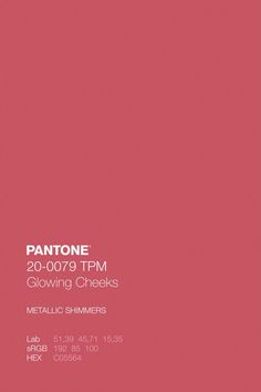 pantone's poster for the upcoming show