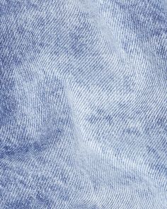 the back side of a blue denim fabric