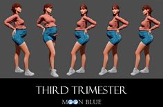 Pregnancy Poses, Sims 4 Couple Poses, Toddler Poses, Sims Baby, Sims 4 Family, Moon Blue, Sims 4 Body Mods, Tumblr Sims 4, Sims 4 Characters