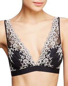 Wacoal adds a touch of dreamy lace sweetness to the slinky style found in this special-occasion-perfect convertible soft cup bra. Quinceanera Dresses Black, Bra Brands, Soft Cup Bra, Steampunk Clothing, Black Bralette, Cup Bra, Lace Dress Black, Wireless Bra, Soft Cup