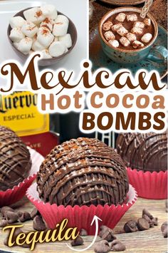 Boozy Hot Chocolate Bombshell Recipe, Hot Chocolate Bombshell Diy Christmas, Mexican Hot Cocoa, Mexican Hot Chocolate Recipe, Rich Hot Chocolate, Hot Cocoa Bomb, Hot Chocolate Cocoa, Chocolate Melting Wafers