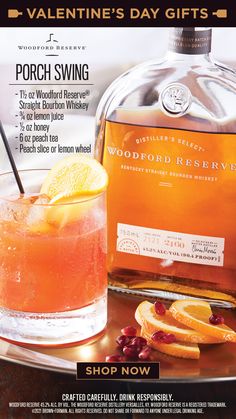 an advertisement for woodford reserve's father's day gifts