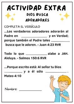 a spanish activity sheet for children to learn how to read the words and numbers in spanish