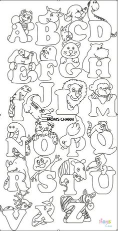 the abc and d worksheet for children to learn how to read letters with pictures