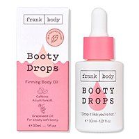 Booty Drops Firming Body Oil -  Frank Body's Booty Drops is a highly caffeinated body oil for firmer looking, perky skin.    Benefits     Frank Body's Booty Drops is a firming body oil to help smooth you over Each drop is packed with caffeine to firm, guarana to energize, carrot root extract to hydrate, plus grapeseed & jojoba oils to soften skin and get you glowing Drop straight onto your booty for soft and firm skin or mix me with your moisturizer for extra perks Smells like: an espresso shot Frank Body, Body Firming, Firm Skin, Soften Skin, Skin Care Treatments, Body Treatments