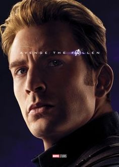 captain america the winter soldier is shown in this promotional poster for avengers 4, which features tony starke