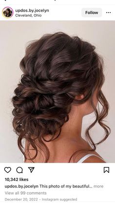 Messy Hair Updo, Formal Hairstyles For Long Hair, Formal Hair, Prom 2023, Wedding Hair Ideas, Long Hair Updo, Low Bun, Wedding Hair Makeup, Formal Hairstyles