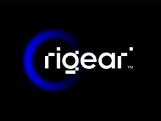 the logo for irgear on a black background