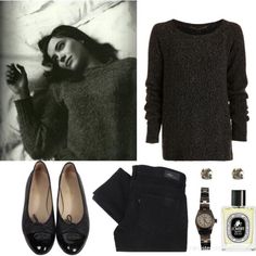 Noir Aesthetic, Parisienne Style, Monica Bellucci, Stockholm Fashion, Minimal Chic, Mode Inspo, 가을 패션, Classic Outfits, Flat Shoes