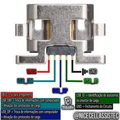 the wiring diagram for an electronic device that is connected to another device with wires and connectors