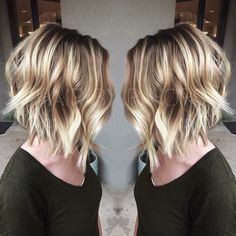 Bob Hairstyles 2018, Dunner Wordend Haar, Wavy Bob Hairstyles, Medium Bob Hairstyles, Choppy Bob Hairstyles, Choppy Bob, Angled Bob, Hair 2018, Long Bob Hairstyles