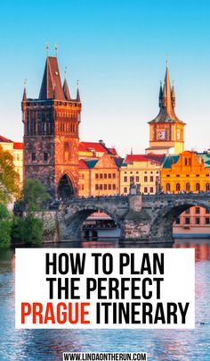 the prague cathedral with text overlaying how to plan the perfect prague itinerary