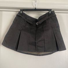 Brand New. Never Worn. With Tags. Side Zipper. Adjustable Belt Casual Zara Mini Skort, Zara Casual Mini Skirt With Pockets, Zara Casual Skirt With Pockets, Zara Casual Pleated Bottoms, Casual Pleated Zara Bottoms, Zara Cotton Mini Skirt With Pockets, Zara Casual Pleated Skort, Zara Casual Pleated Mini Skirt, Casual Pleated Mini Skirt By Zara