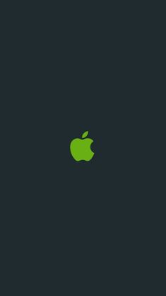 an apple logo on a black background