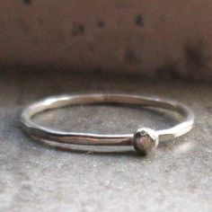 SAVE 20% NOW silver stacking ring with nugget by tinahdee on Etsy Nugget Rings, Stack Ring, Silver Stacking Rings, Tampa Fl, Recycled Silver, Fun Designs, Toe Rings, Stacking Ring, Stackable Rings