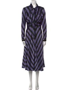 Marc Jacobs ShirtdressPurpleStripedBow AccentsLong Sleeve with CollarExposed Zip Closure at BackDesigner Fit: Dresses by Marc Jacobs typically fit true to size. Marc Jacobs Clothes Dresses, Accessories Jacket, Midi Length Dress, Outerwear Sweater, Shirt Accessories, Hoodie Dress, Casual Jeans, Sweater Accessories, Jacket Tops