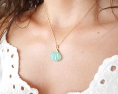 "This Colorful necklace is made with Gold plated  chain adorned with Mint Glass Flower Charm pendant.  ➵ Perfect For Boho-chic wedding, Bridesmaid,... !! ➵ Necklace length is ajustable thanks to 5 cm (2 in) extender chain. ➵ Matching Mint Fan Earrings: https://www.etsy.com/fr/listing/1211134925/boucles-doreille-plaque-or-dore-fleur?click_key=f85ea8166ab21428d4c9bb6f7057705e8ccf15f5%3A1211134925&click_sum=569d8464&ga_search_query=boucles%2Bd%2526%252339%253Boreille%2Bvert&ref=shop_items_search_1 Green Flower Pendant Jewelry For Wedding, Wedding Pendant Charm Necklace With Lobster Clasp, Green Flower Pendant Necklace For Wedding, May Birthstone Flower Pendant Necklace For Wedding, Delicate May Birthstone Necklace For Weddings, Delicate Wedding Necklace With May Birthstone, Wedding Pendant Necklace With May Birthstone, Delicate Green Necklace For Wedding, Nickel Free Jewelry