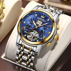 MAJOR DISCOUNTS ON OLEVS AUTOMATIC MEN'S WATCH TOURBILLON SELF WINDING MECHANICAL WATCHES AT OUR STORE Shop the Olevs Automatic Men's Watch Tourbillon Self Winding Mechanical Watches from our store today. With popular store picks such as Olevs Men's Watch Tourbillon Self Winding Mechanical Watch, we’re offering you a chance to save US $889.79 on this in-demand item. Buy today for 90% off. Offer for a limited time only. OLEVS AUTOMATIC MEN'S WATCH TOURBILLON SELF WINDING MECHANICAL WATCHES INFORM Bracelets Diamond, Mechanical Watch Men, Mens Fashion Watches, Jewels Rings, Jewellery Necklace, Necklace Accessories, Bracelet Ring, Smart Watches, Mens Luxury